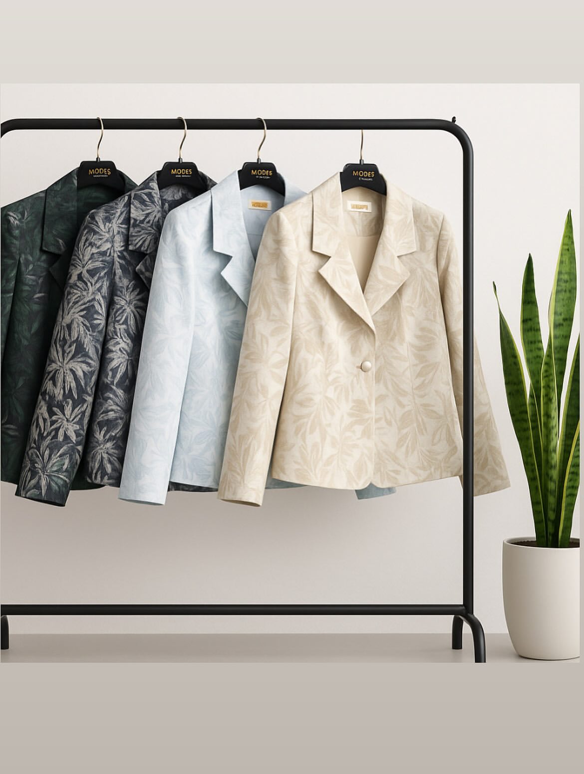 کت ژاکارد یقه انگلیسی